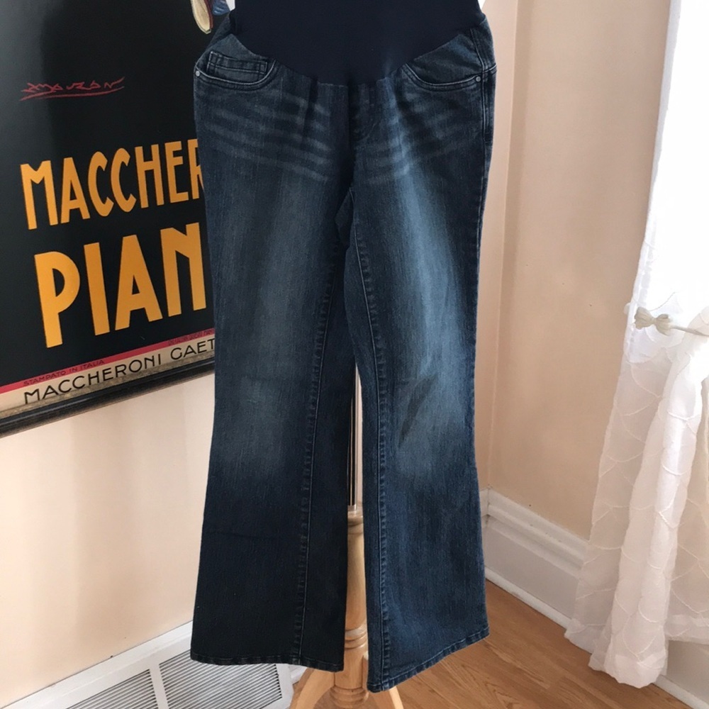 Oh Baby by Motherhood Flare Denim Jeans Size Small